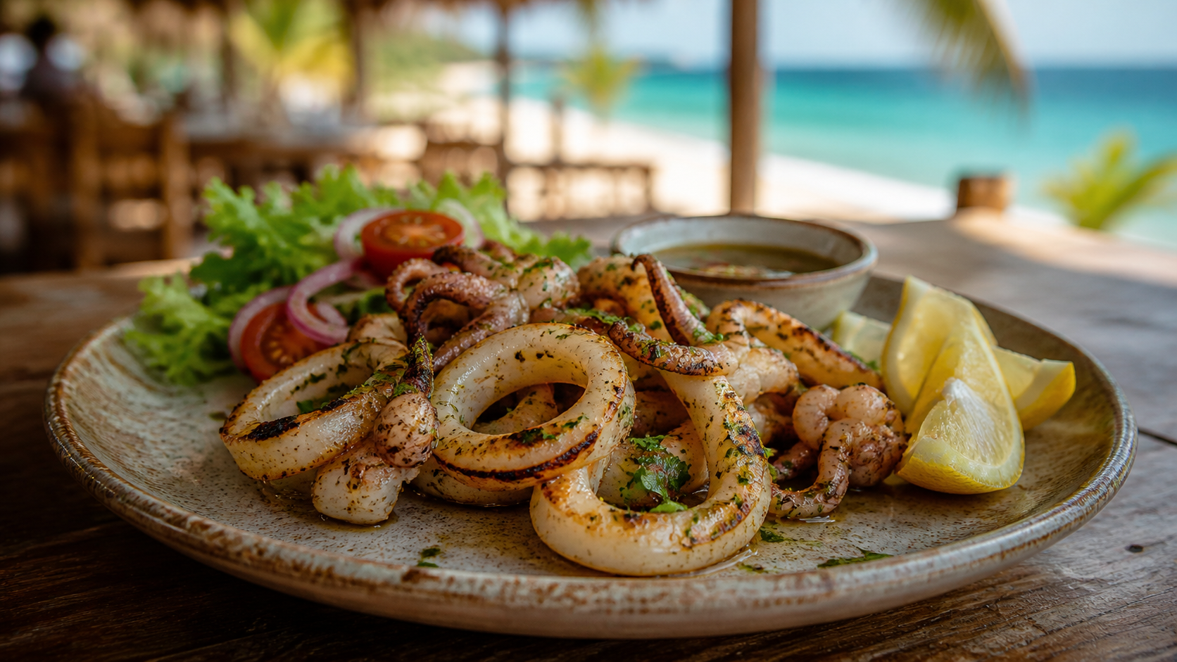 Grilled or Fried Calamari